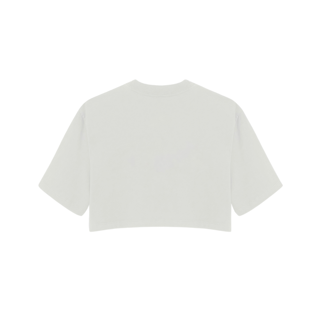 Cropped Oversized Hype Branco