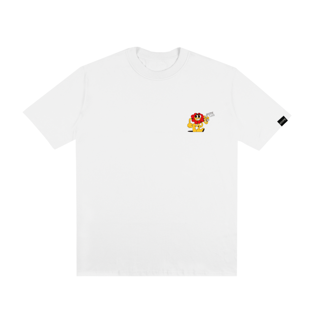 Combo Camiseta Overhype Hey Sunshine Branca + Ecobag