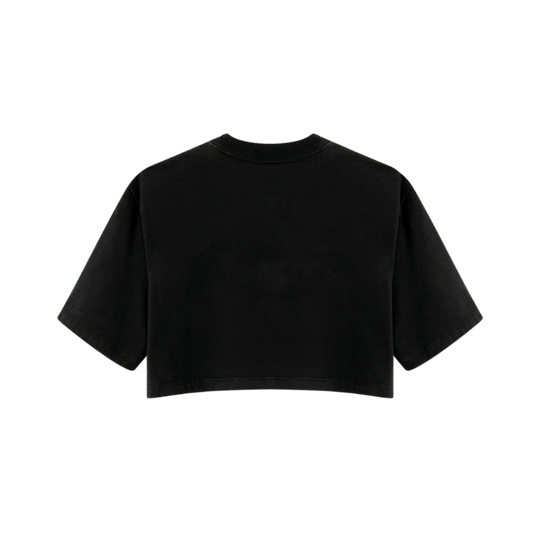 Cropped Oversized Hype Preto