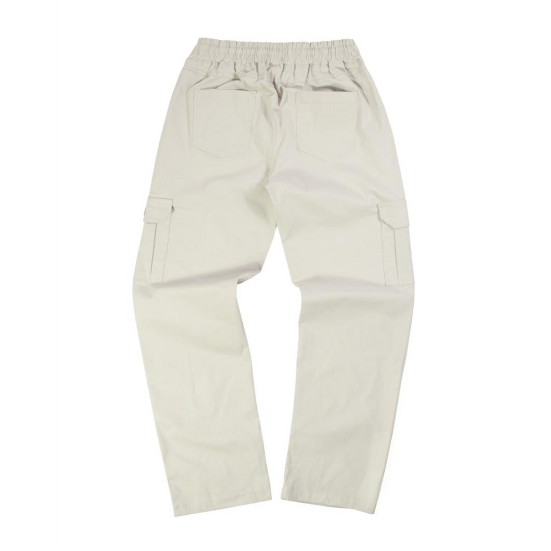 Calça Cargo Reta Sarja Hype Areia