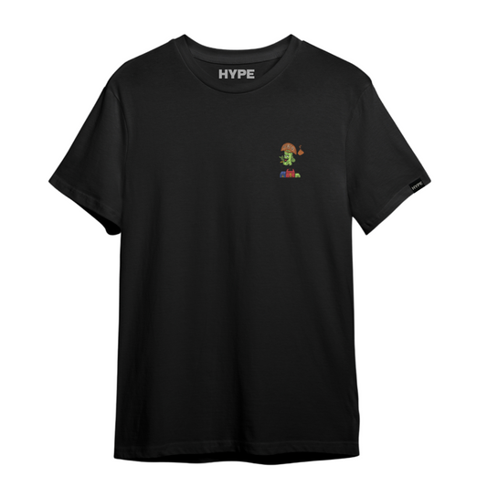 Camiseta Overhype Nordeste no Topo preta Premium