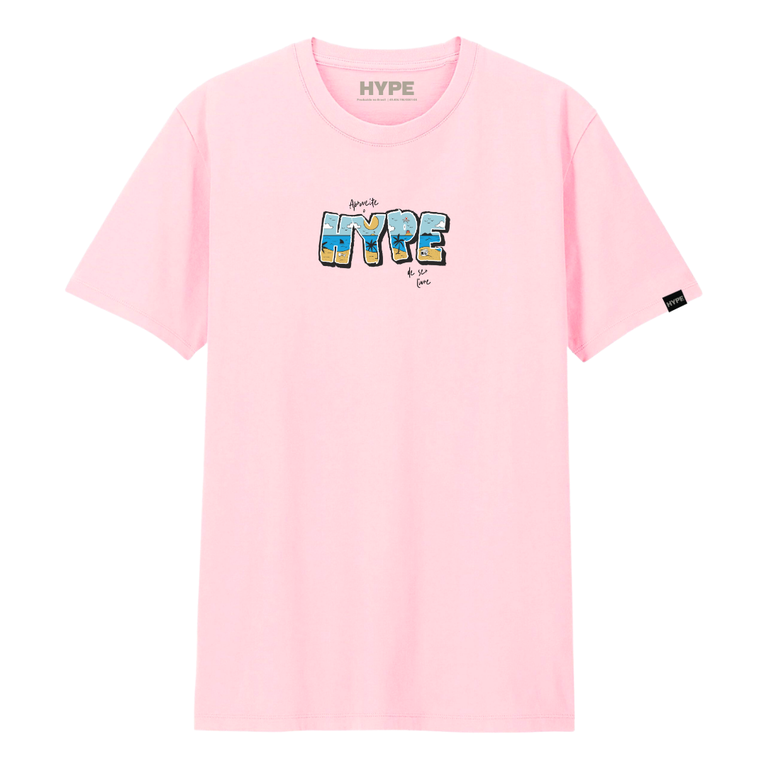 Camiseta Aproveite o Hype Rosa