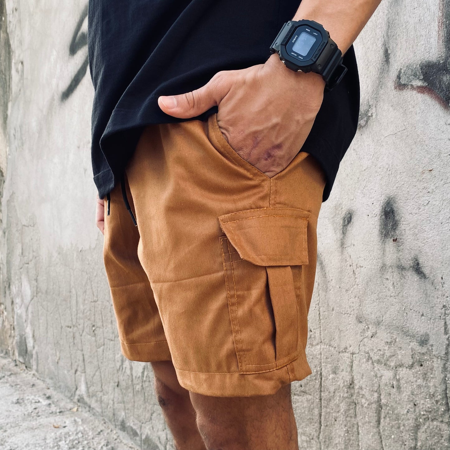 Short Cargo Hype Sarja Mostarda