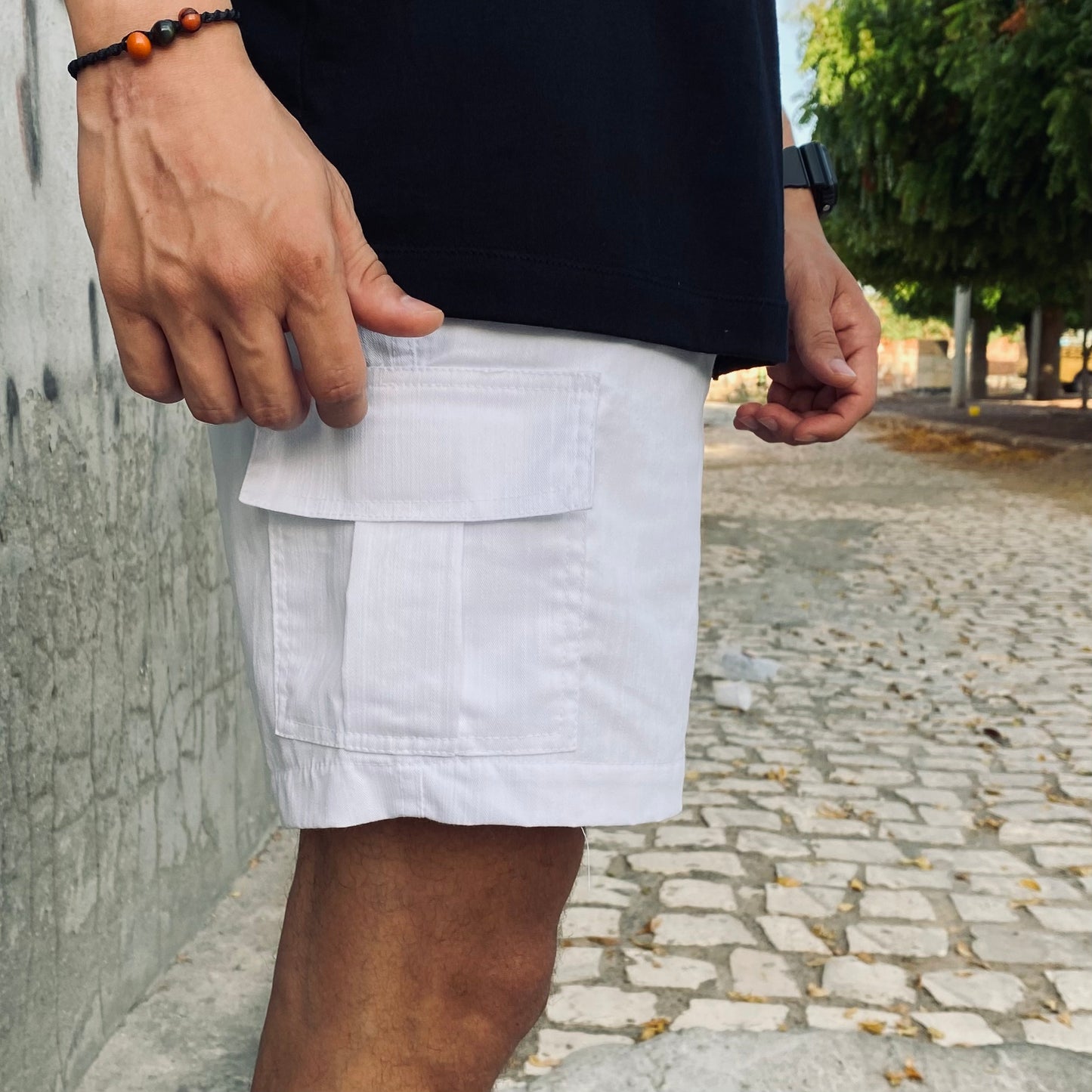 Short Cargo Hype Sarja Branco