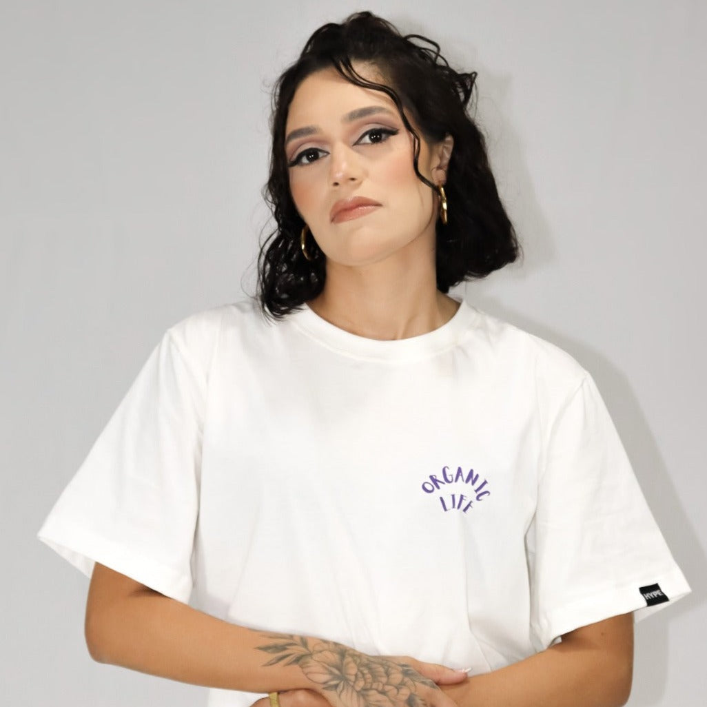 Camiseta Organic Life Off White