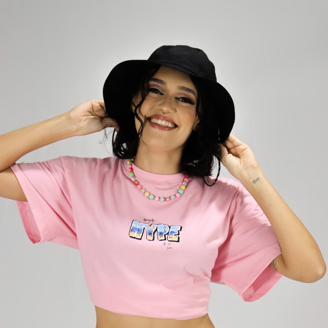 Camiseta Aproveite o Hype Rosa