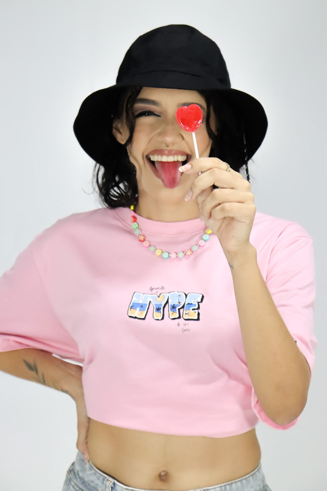 Camiseta Aproveite o Hype Rosa