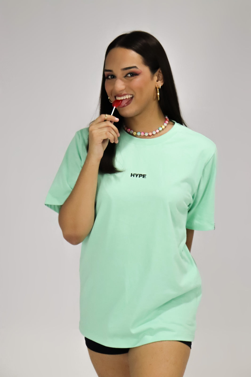 Camiseta Hype Mint Glow