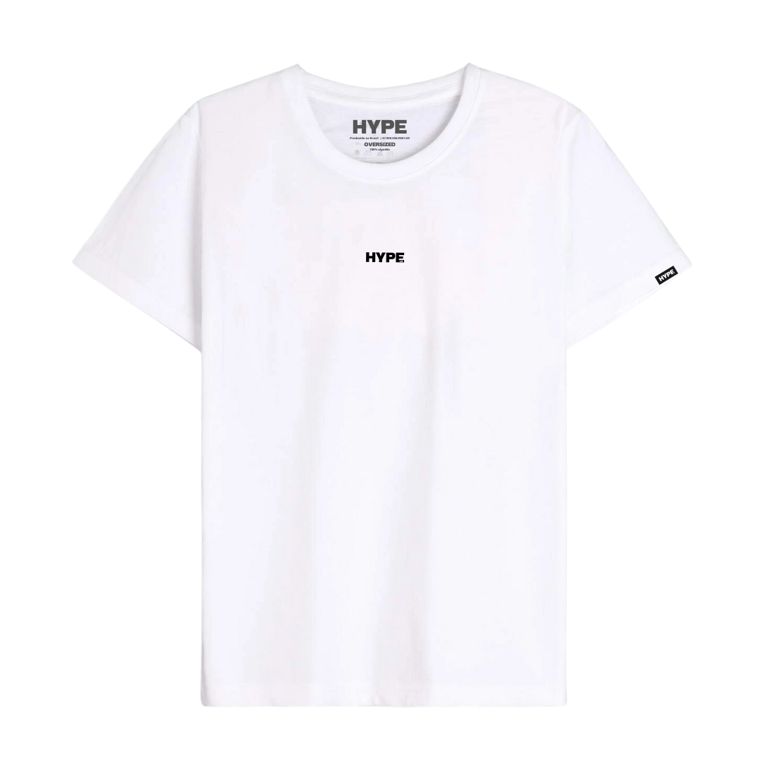 Camiseta Oversized Hype Lab Branca