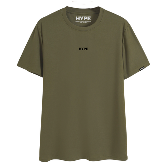 Camiseta Oversized Hype Lab Verde Militar Premium